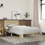 Giroletto Rovere Sonoma 75x190cm in Legno truciolato e Metallo