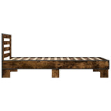Giroletto Rovere Fumo 90x190 cm in Legno truciolato e Metallo