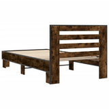 Giroletto Rovere Fumo 90x190 cm in Legno truciolato e Metallo