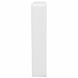 Reggimensole per Lavabo 2 pz Bianche Trapezio in Acciaio