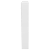 Reggimensole per Lavabo 2 pz Bianche Trapezio in Acciaio