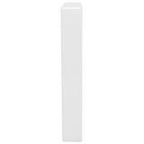 Reggimensole per Lavabo 2 pz Bianche Trapezio in Acciaio