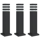 Lampade da Terra per Esterni Nera 50 cm in Alluminio