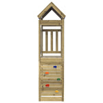 Torre da Gioco con Arrampicata 110,5x52,5x215cm Pino Impregnato