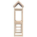 Torre Gioco con Scaletta 110,5x52,5x215cm Legno Massello Pino