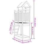 Torre Gioco con Scaletta 110,5x52,5x215 cm Abete Douglas