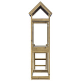 Torre Gioco con Scaletta 110,5x52,5x215cm Legno Pino Impregnato