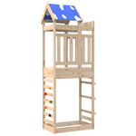 Torre da Gioco con Arrampicata 85x52,5x239 cm Massello Pino