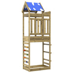 Torre da Gioco con Arrampicata 85x52,5x239 cm Pino Impregnato