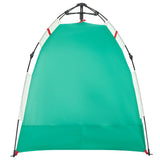 Tenda da Spiaggia 2 Persone Verde Rilascio Rapido Impermeabile