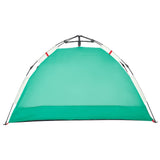 Tenda da Spiaggia 2 Persone Verde Rilascio Rapido Impermeabile