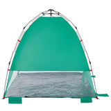 Tenda da Spiaggia 2 Persone Verde Rilascio Rapido Impermeabile