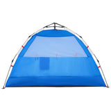 Tenda da Spiaggia 2Persone Azzurro Rilascio Rapido Impermeabile