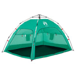 Tenda da Spiaggia 2 Persone Verde Rilascio Rapido Impermeabile