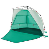 Tenda da Spiaggia 2 Persone Verde Rilascio Rapido Impermeabile