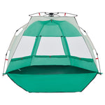 Tenda da Spiaggia 2 Persone Verde Rilascio Rapido Impermeabile