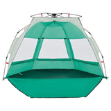 Tenda da Spiaggia 2 Persone Verde Rilascio Rapido Impermeabile