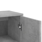 Credenze 2 pz Grigio Cemento 60x31x84 cm in Legno truciolato