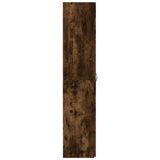 Schedario Rovere Fumo 60x32x153 cm in Truciolato