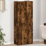 Schedario Rovere Fumo 60x32x153 cm in Truciolato