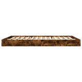 Giroletto senza Materasso Rovere Fumo 160x200 cm in Truciolato