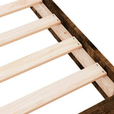 Giroletto senza Materasso Rovere Fumo 160x200 cm in Truciolato