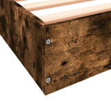 Giroletto senza Materasso Rovere Fumo 160x200 cm in Truciolato