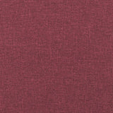 Set di Divani 2 pz Rosso Vino in Tessuto