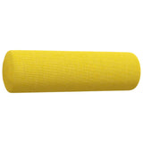 Set di Divani 2 pz con Cuscini Giallo Chiaro in Tessuto