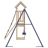 Set da Gioco da Esterno in Legno Massello di Pino