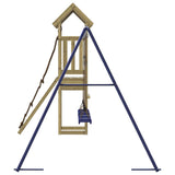 Set da Gioco da Esterno in Legno di Pino Impregnato