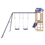 Set da Gioco da Esterno in Legno Massello di Pino