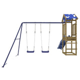 Set da Gioco da Esterno in Legno di Pino Impregnato