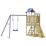 Set da Gioco da Esterno in Legno di Pino Impregnato