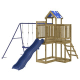 Set da Gioco da Esterno in Legno di Pino Impregnato