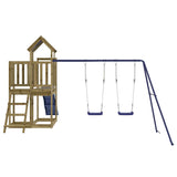 Set da Gioco da Esterno in Legno di Pino Impregnato