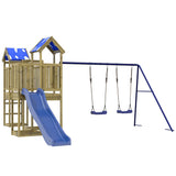 Set da Gioco da Esterno in Legno di Pino Impregnato