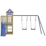 Set da Gioco da Esterno in Legno di Pino Impregnato