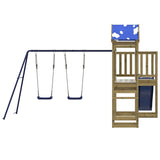 Set da Gioco da Esterno in Legno di Pino Impregnato