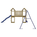 Set da Gioco da Esterno in Legno di Pino Impregnato