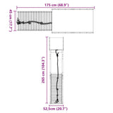 Set da Gioco da Esterno in Legno Massello di Pino