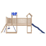 Set da Gioco da Esterno in Legno Massello di Pino