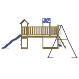 Set da Gioco da Esterno in Legno di Pino Impregnato