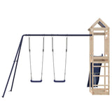 Set da Gioco da Esterno in Legno Massello di Pino