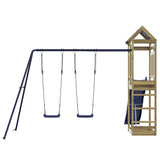 Set da Gioco da Esterno in Legno di Pino Impregnato