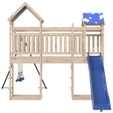 Set da Gioco da Esterno in Legno Massello di Pino