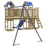 Set da Gioco da Esterno in Legno di Pino Impregnato