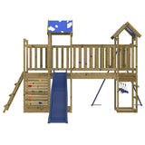 Set da Gioco da Esterno in Legno di Pino Impregnato