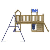 Set da Gioco da Esterno in Legno di Pino Impregnato