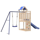 Set da Gioco da Esterno in Legno Massello di Pino